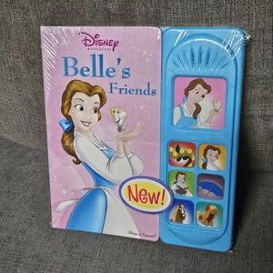 New Disney Belle's Friends Interactive Sound Book
